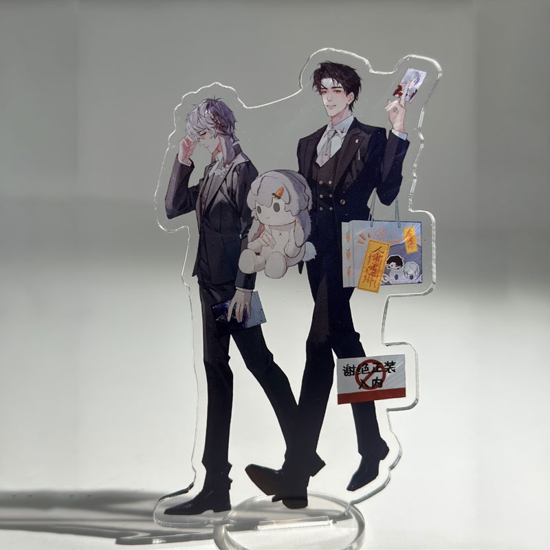 Doppelseitig bedruckte Anime-Acryl-Aufsteller