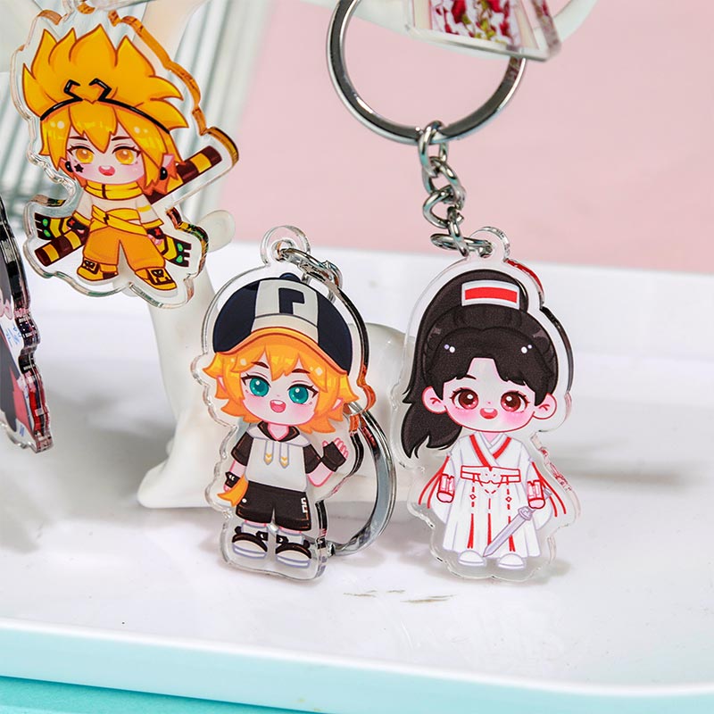 Cartoon Epoxy Keychains